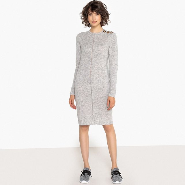Boutons Col PullForme Robe Housse Unie Détails n0wyNPv8mO