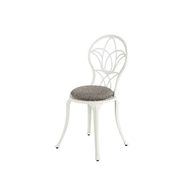 Chaise de jardin bistro saint-tropez - blanc cassé Jardideco | La ... Chaise de jardin bistro saint-tropez - blanc cassé Jardideco | La ...