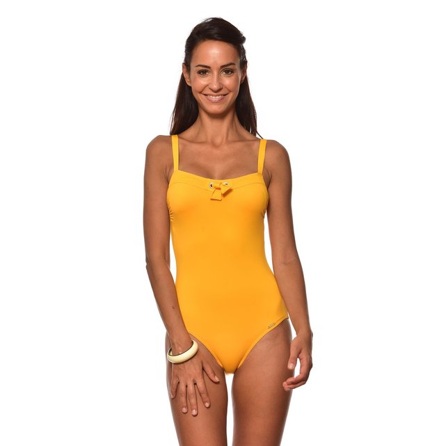 Maillot De Bain 1 Piece Michela Lavandou Jaune Moutarde Livia La Redoute