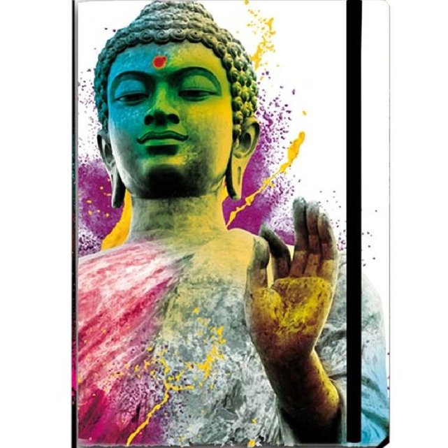 Petit Carnet A Couverture Rigide Bouddha Modele 2 Multicolore United Labels La Redoute