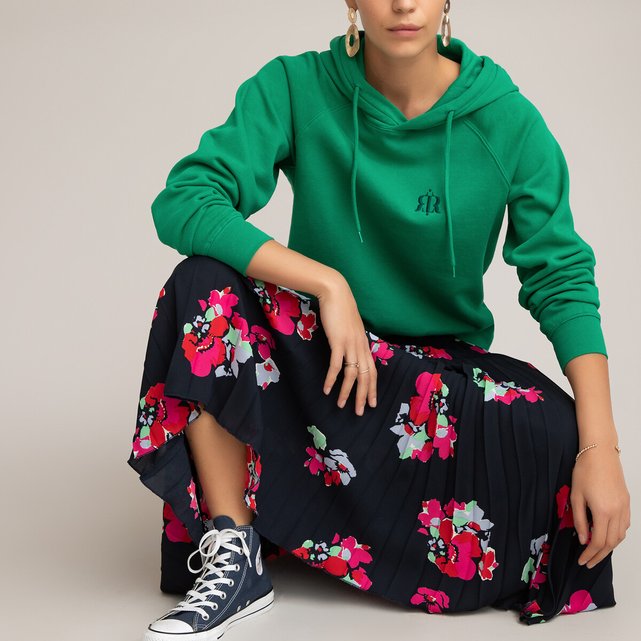 Plissierter Midirock mit Blumenmotiven  LA REDOUTE COLLECTIONS image 0