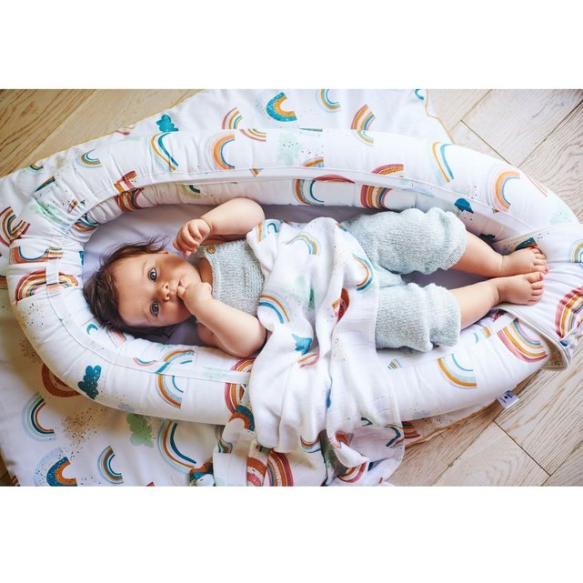 Cocon Bebe Matelasse Nid Reducteur De Lit Arc En Ciel Multicolore Sevira Kids La Redoute