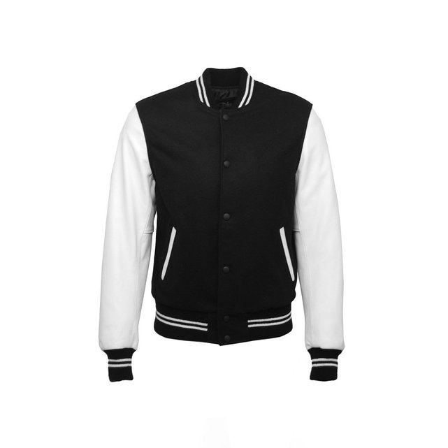 Blouson Et En Manches Les Laine Lyam Teddy Noir Cuir Blanc UvrwIOUA