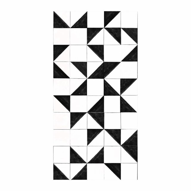 Papier Peint Geometrique Noir Et Blanc