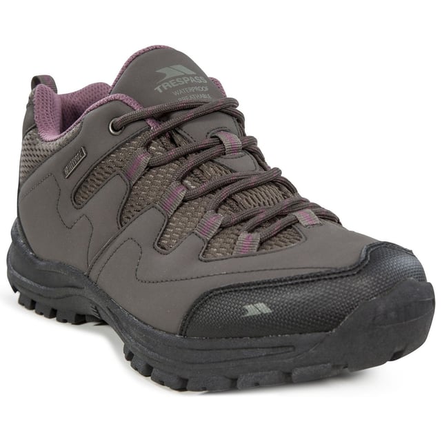 Chaussures De Randonnée Trespass Fell Pour Femmes - Taille UK 5, Grises, En Daim, Légères, Occasion