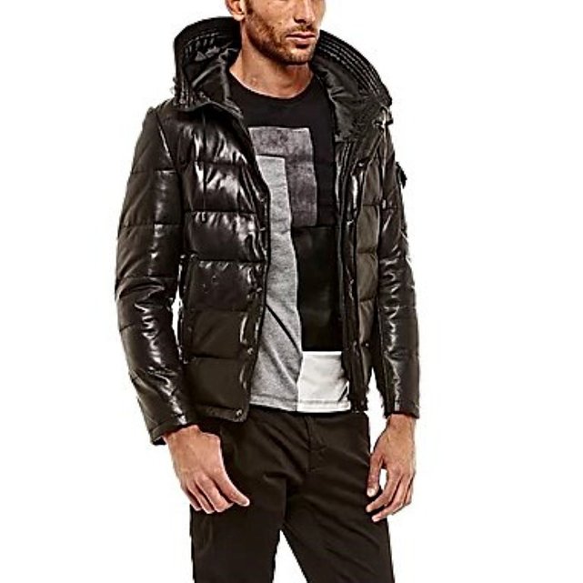 veste en cuir matelassé capuche homme veste en cuir matelassé capuche homme