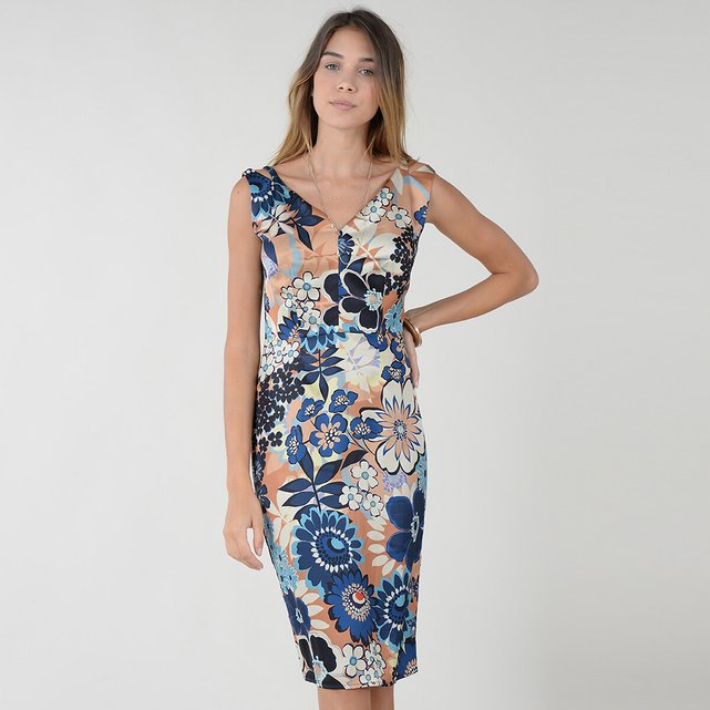 robe fourreau decollete v