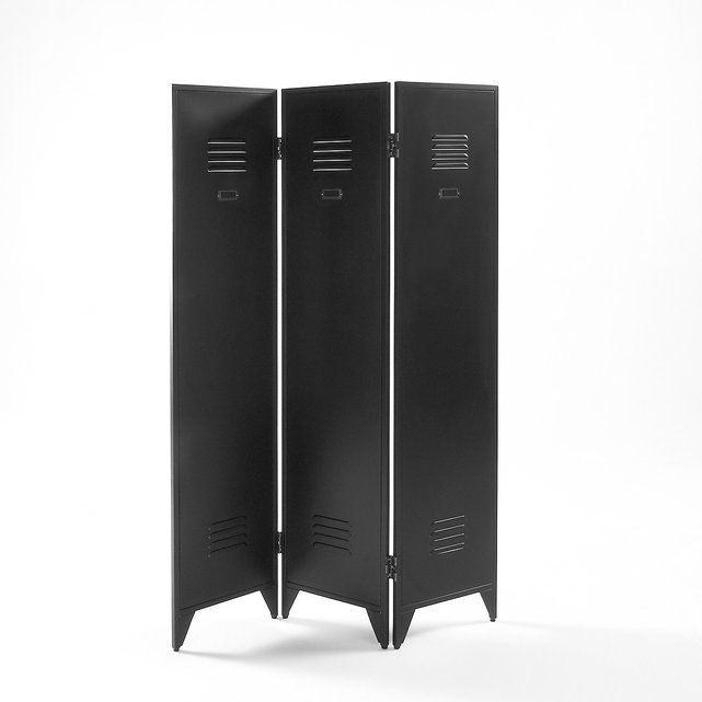 verwijderen zuurstof plek Metalen kamerscherm in industriële stijl, hiba zwart So'home | La Redoute