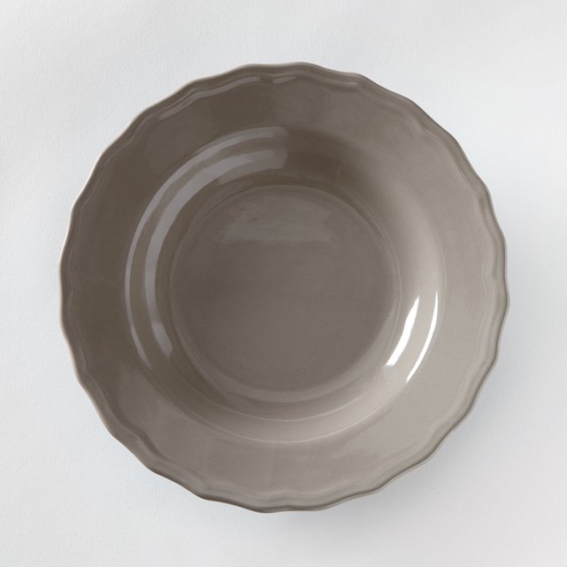 Set of 4 Ajila Scalloped Edge Soup Plates Set of 4 Ajila Scalloped Edge Soup Plates