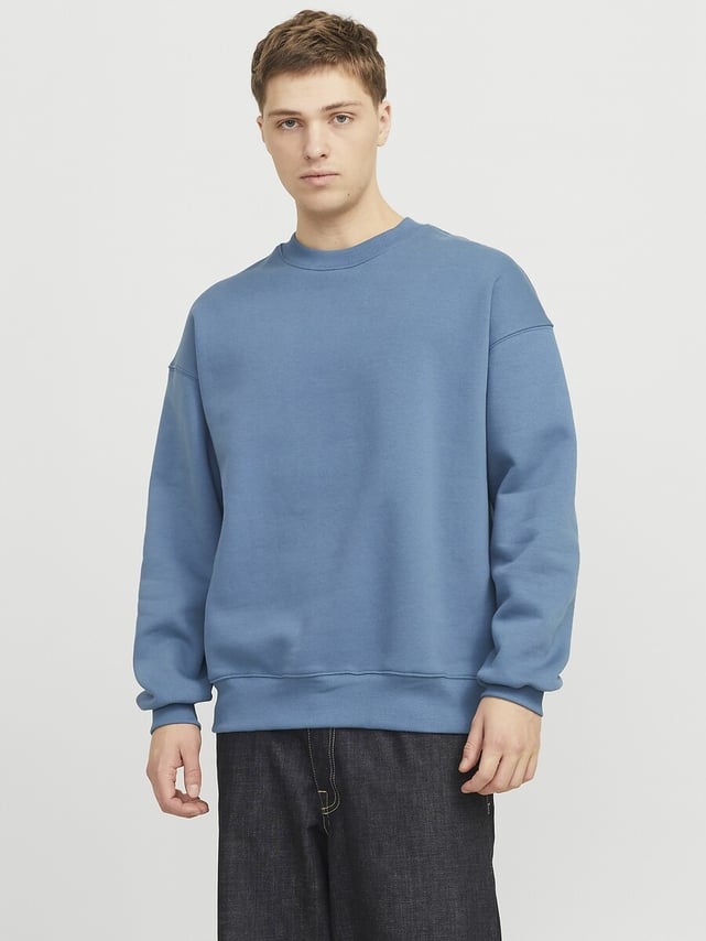 Sweat-shirt à Col Rond Jack & Jones Jjhayato Pour Homme - Coupe Décontractée - Idéal Pour L'automne
