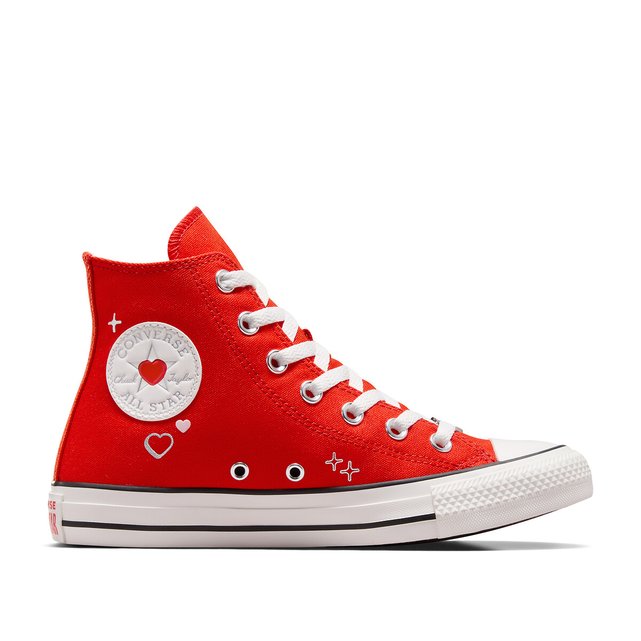 red high top converse womens