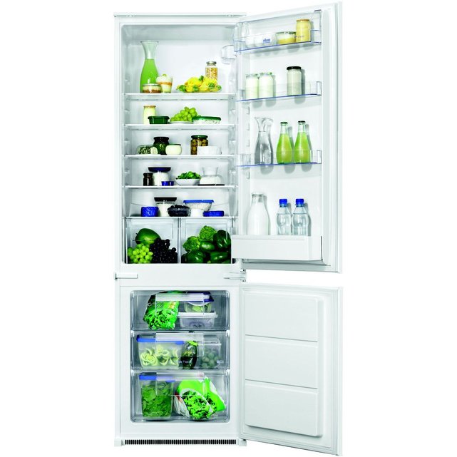 Réfrigérateur combiné encastrable faure fbb28441sa blanc ...