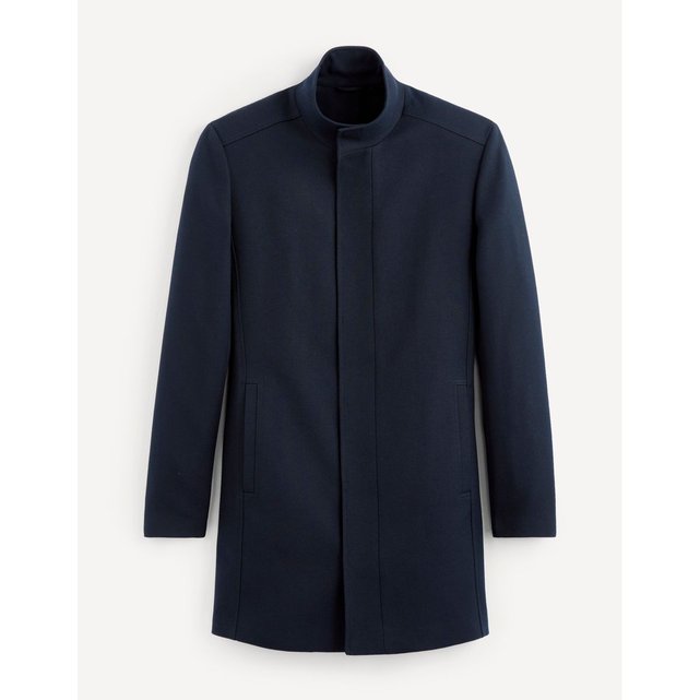 Manteau col officier puoffice2 Celio | La Redoute Manteau col officier puoffice2 Celio | La Redoute