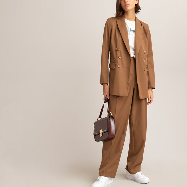 Weite Bundfaltenhose mit hohem Bund  LA REDOUTE COLLECTIONS image 0