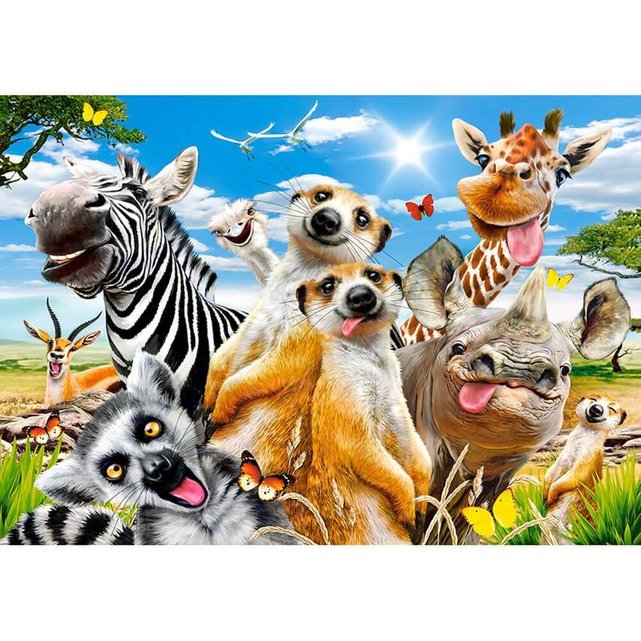 Puzzle 2000 pièces Magnifique monde animal - Au Tapis Vert