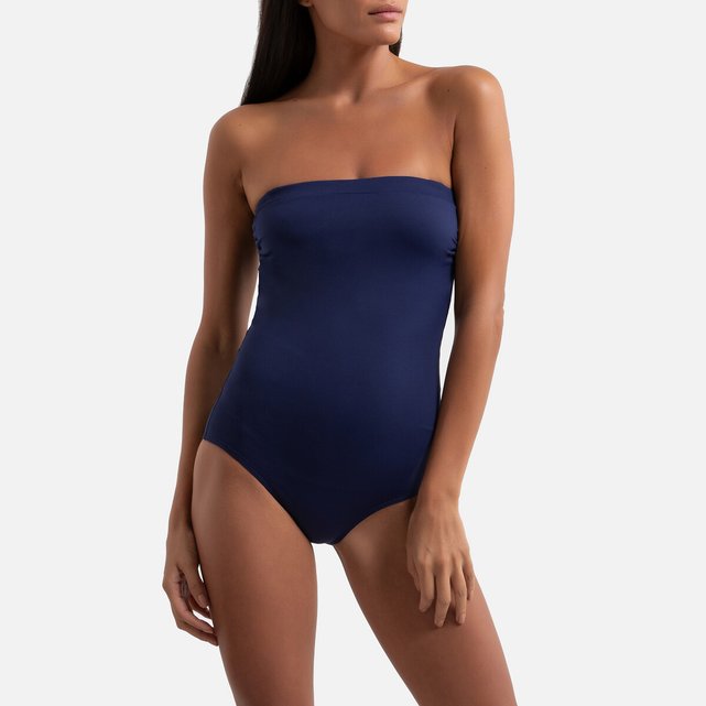 Maillot de bain 1 pièce bustier La Redoute Collections ...