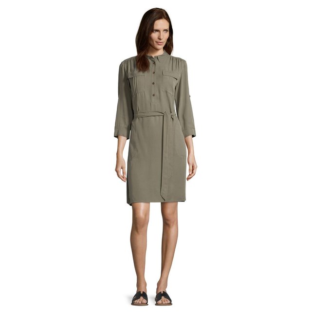 Robe-chemisier dusty olive Betty Barclay | La Redoute