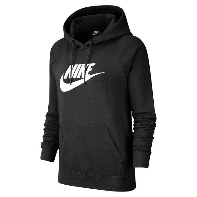 Logo hoodie , black, Nike | La Redoute