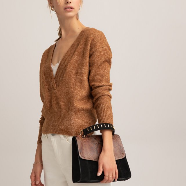 deep v sweater