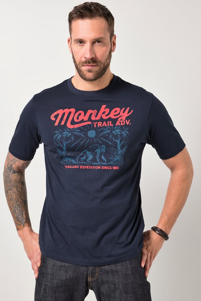 T-shirt Cat & Jack Garçon 18 Mois - Imprimé 'Navy Voyage', Bleu Marine, 80% Coton, Neuf Avec étiquettes