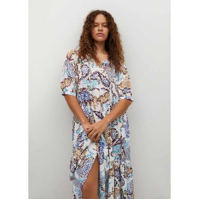 robe violeta by mango