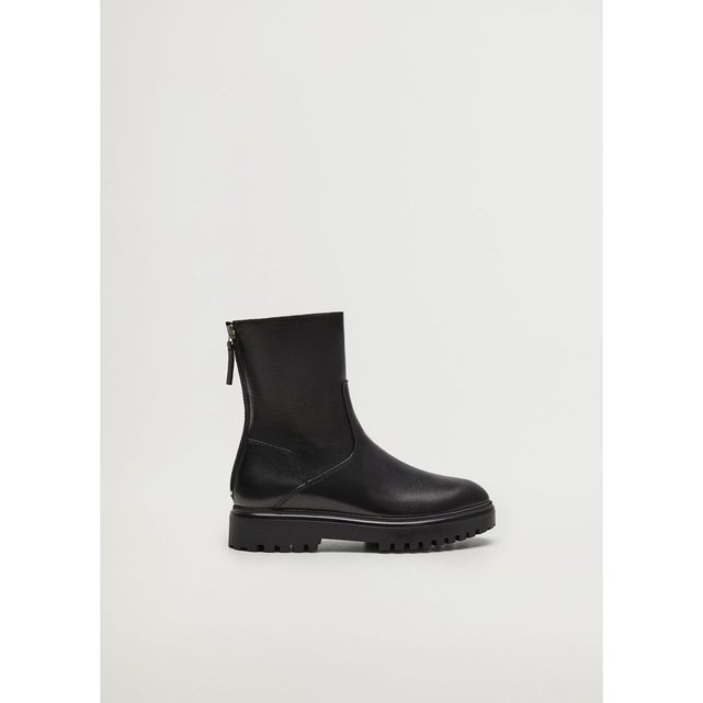bottines femme plates a lacets