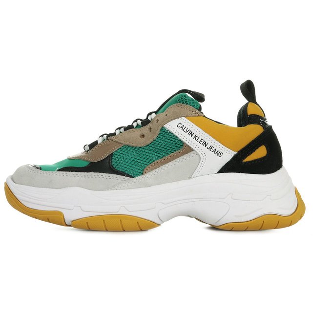 Baskets Nappa KLEIN Mesh Lycra CALVIN Maya Suede qWO5xaRfw
