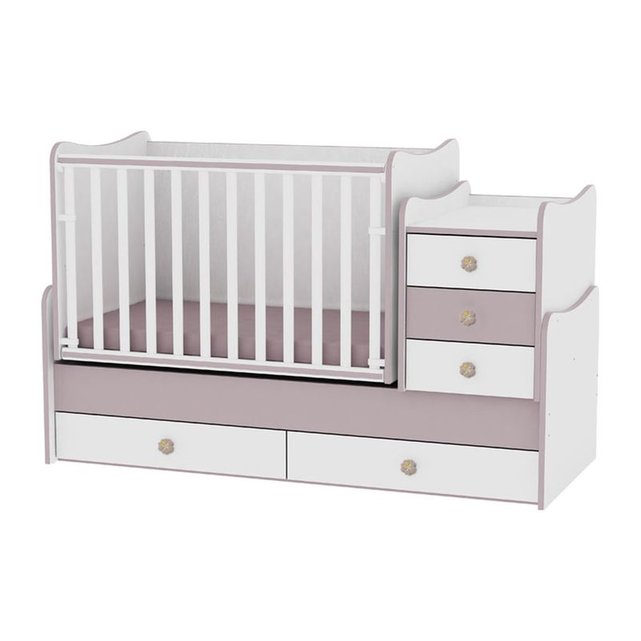 Lit Bebe Evolutif Combine 3en1 Maxi Plus Cappucino Beige Lorelli La Redoute