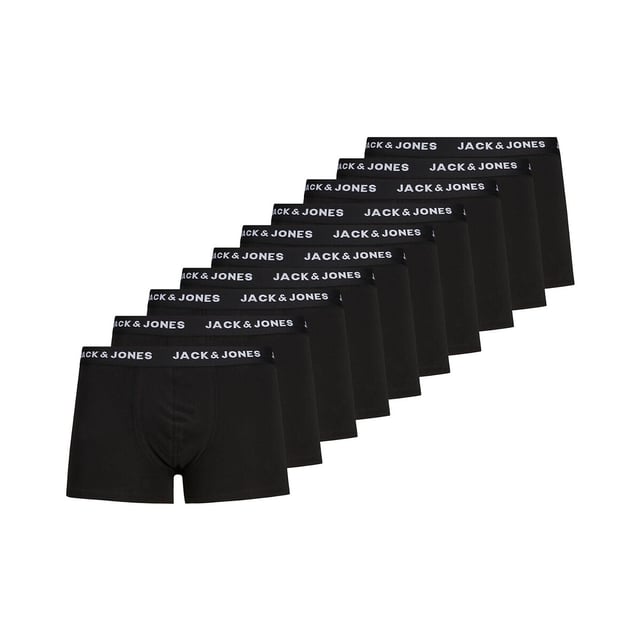 Boxer Jack & Jones Lot De 3 - 95% Coton, 5% Élasthanne - Coupe Confortable - Élastique Logo - Pour Homme