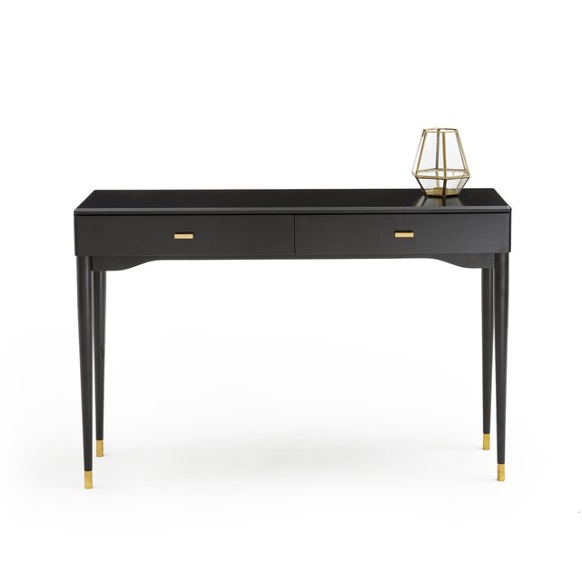 Novani Console Table With 2 Drawers Black La Redoute Interieurs
