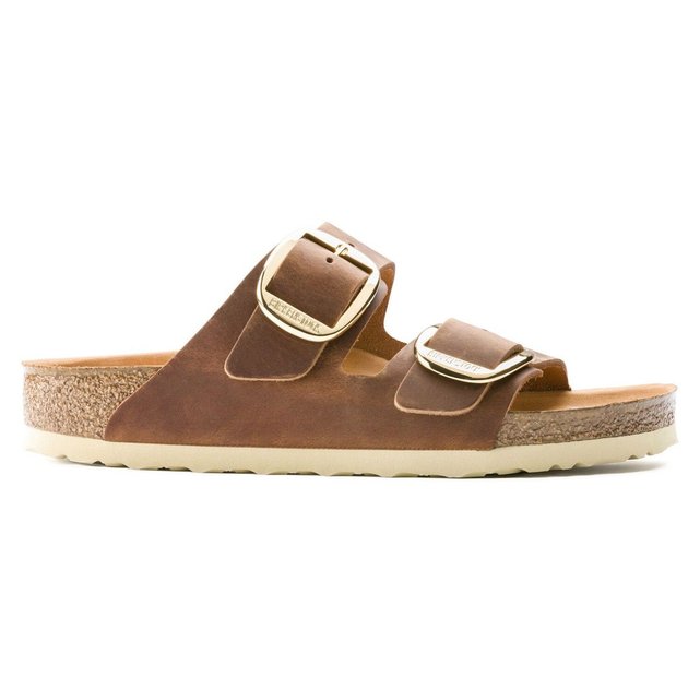 birkenstock big buckle marron