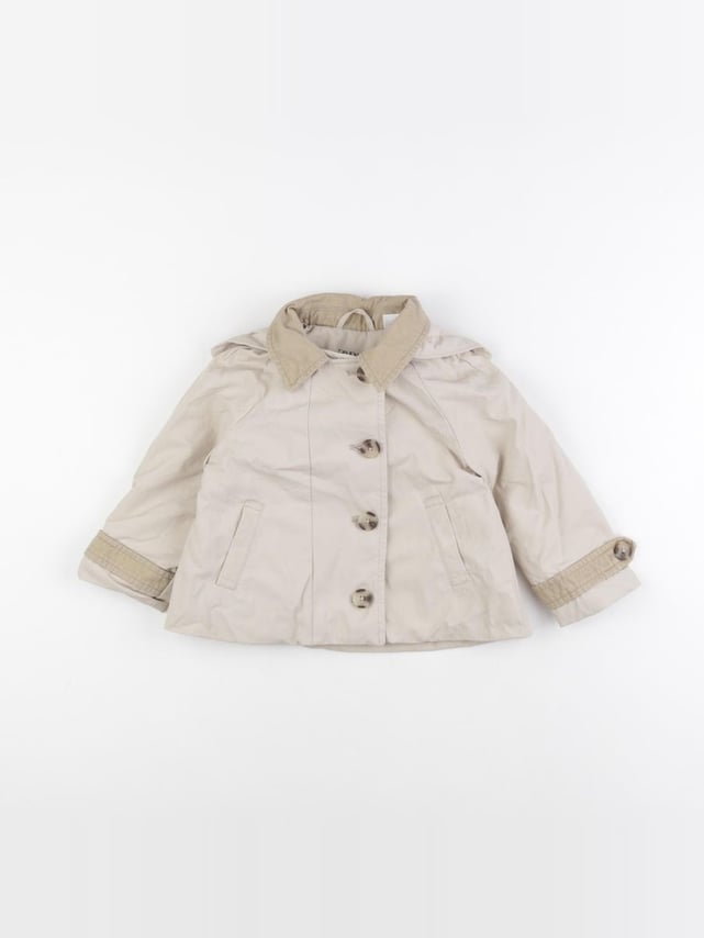 Manteau Réversible Zara Bébé Fille 6-9 Mois - Occasion Très Bon état