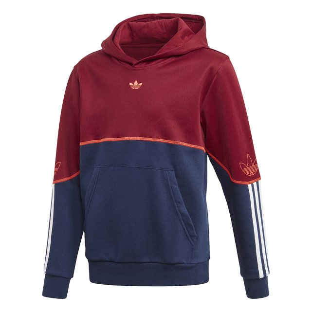 Cotton mix hoodie, 7-16 years , red 
