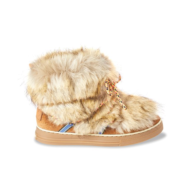 Calypso Fur-Lined Ankle Boots