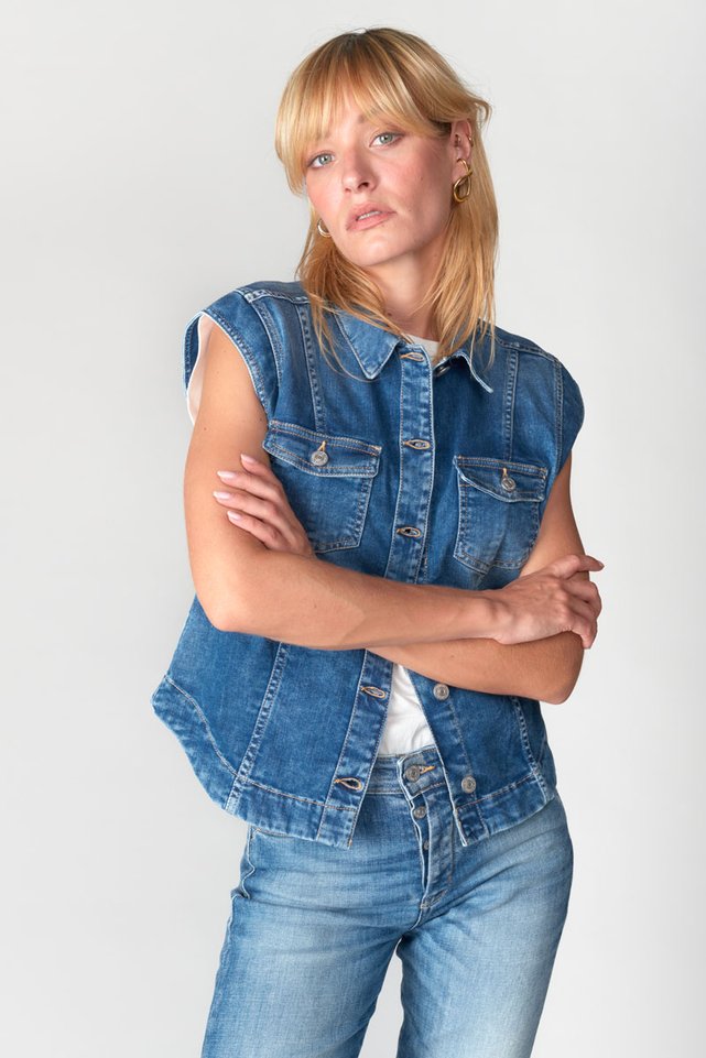 Veste en jean femme LE TEMPS DES CERISES La Redoute