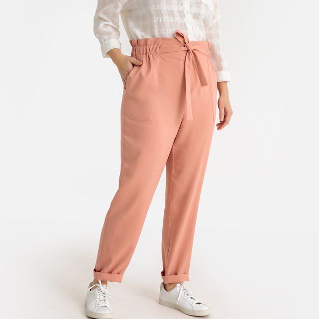 plus size high waisted trousers