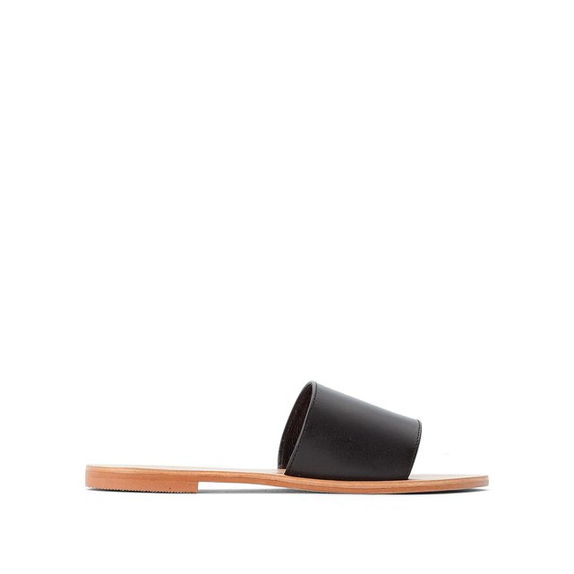 Mules à talon carré , et boucle JONAK Mules à talon carré , et boucle JONAK