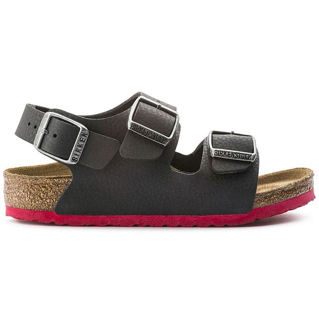 Sandales milano noir, rouge Birkenstock | La Redoute