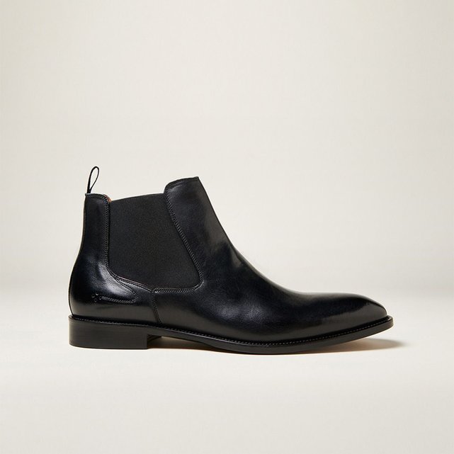 bottines homme cuir noir la redoute bottines homme cuir noir la redoute