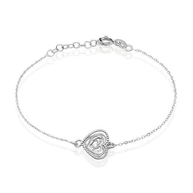 bracelet argent coeur histoire d'or bracelet argent coeur histoire d'or