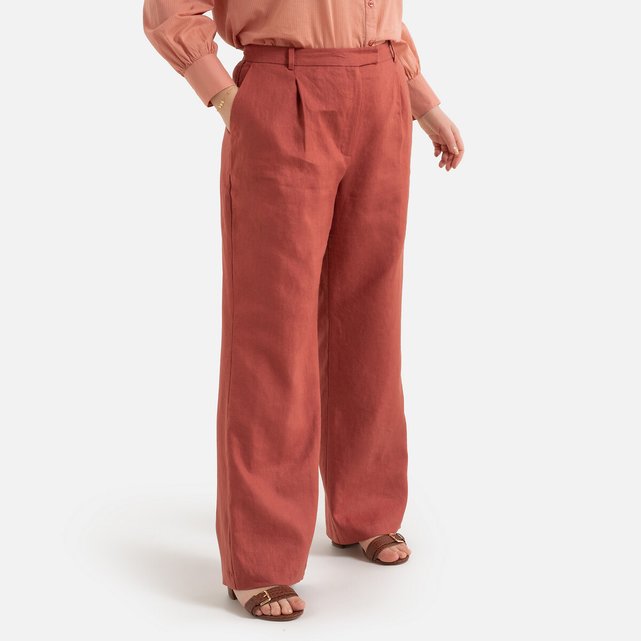 Weite Leinenhose  LA REDOUTE COLLECTIONS PLUS image 0