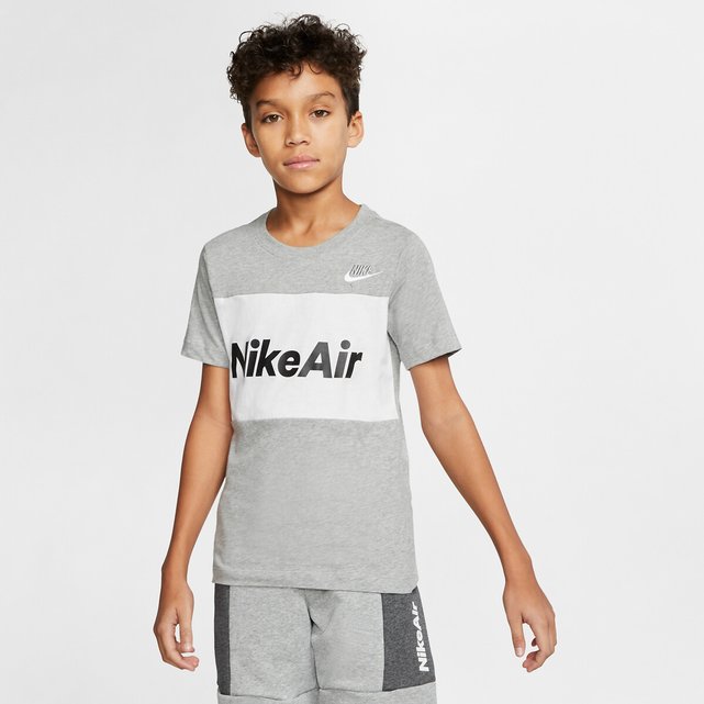 Camiseta nike air, 6-16 años azul/gris Nike | La Redoute