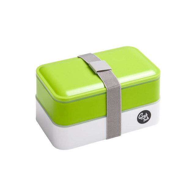 Green 2-piece lunch box with cutlery , green, Premier | La Redoute