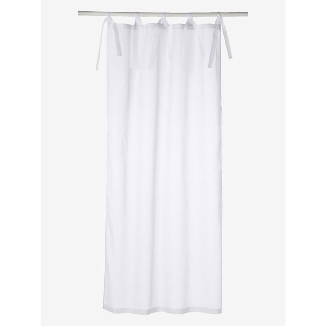 Rideau organdi finition nouettes blanc Vertbaudet | La Redoute Rideau organdi finition nouettes blanc Vertbaudet | La Redoute