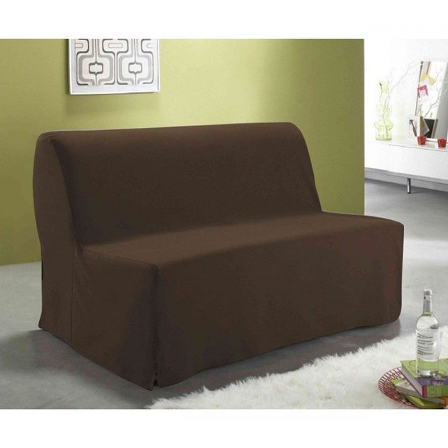 Housse bz dos couvert chocolat 140 cm marron Terre De Nuit ...