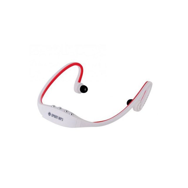 Casque Sport Sans Fil Lecteur Mp3 Audio Running Vélo Rouge 32 Go