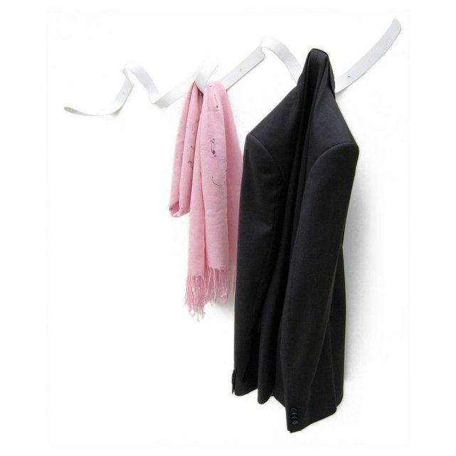 porte-manteau mural patère design métal ribbon headsprung | la redoute