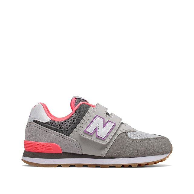 Baskets 574 gris/rose New Balance | La Redoute