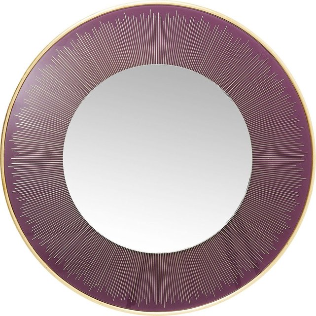 Miroir rond revival violet 76cm violet Kare Design | La ...