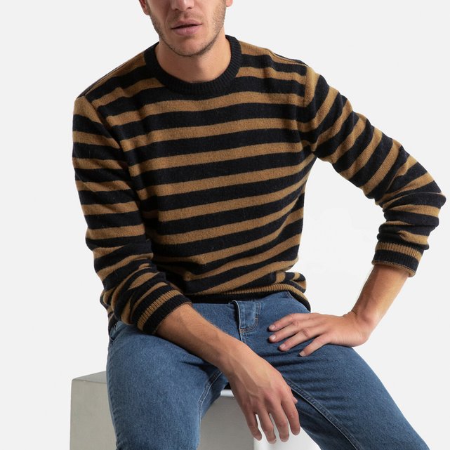 blue lambswool jumper